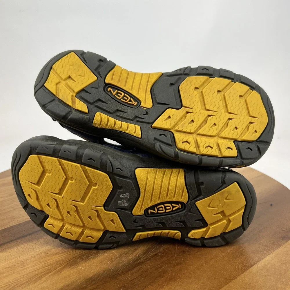 Childrens Big Kids Keen Newport H2 Blue Waterproof Shoes Sandals Size 4‎ Y GUC